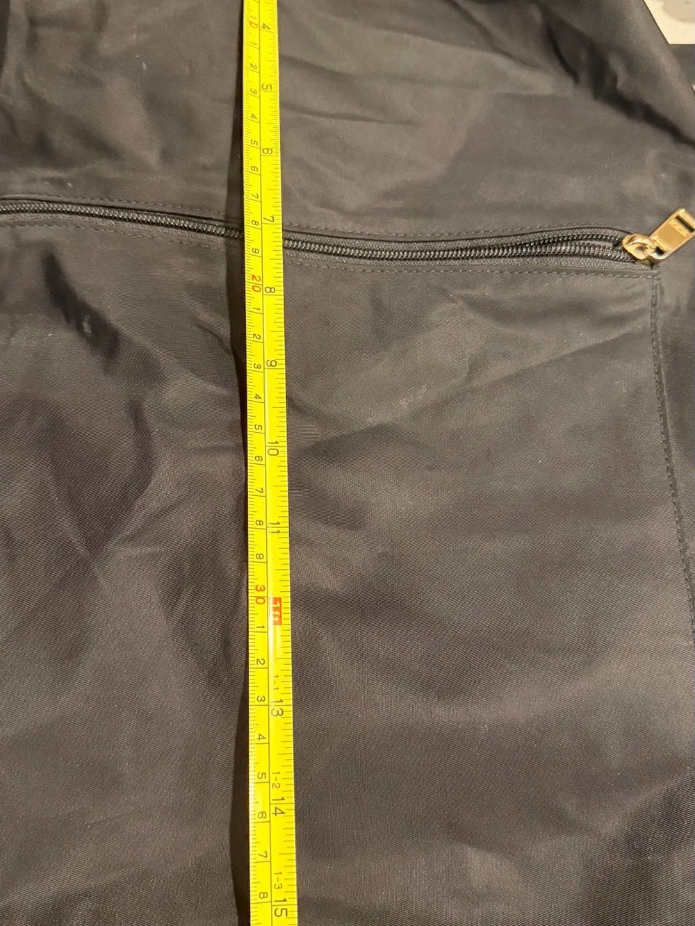 Tumi Black Nylon Backpack with Gold-Tone Hardware